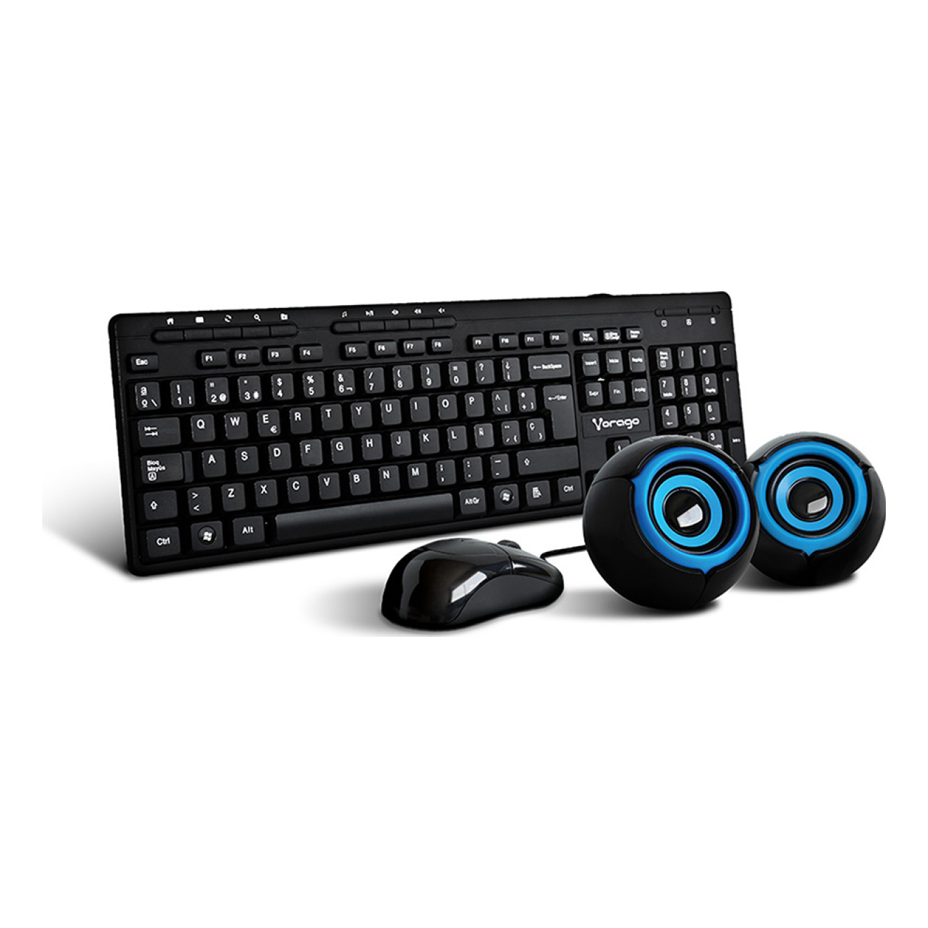 Kit de Teclado y Mouse VORAGO Kms-104