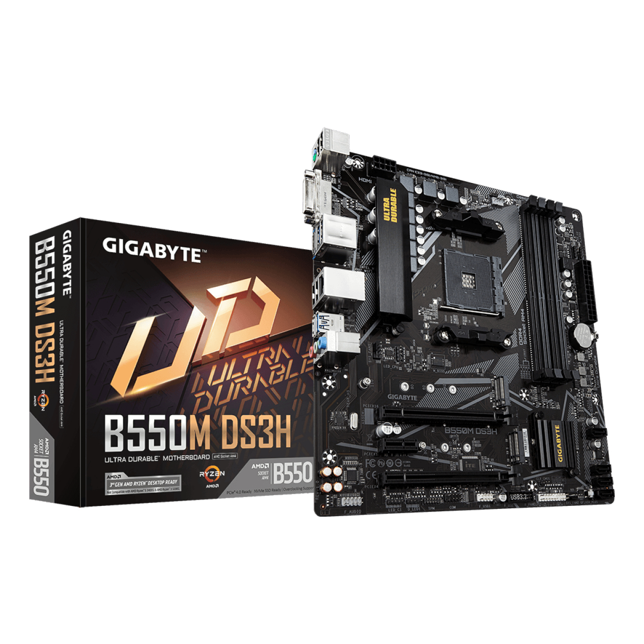 Motherboards GIGABYTE MB GIGABYTE B550M DS3H AC
