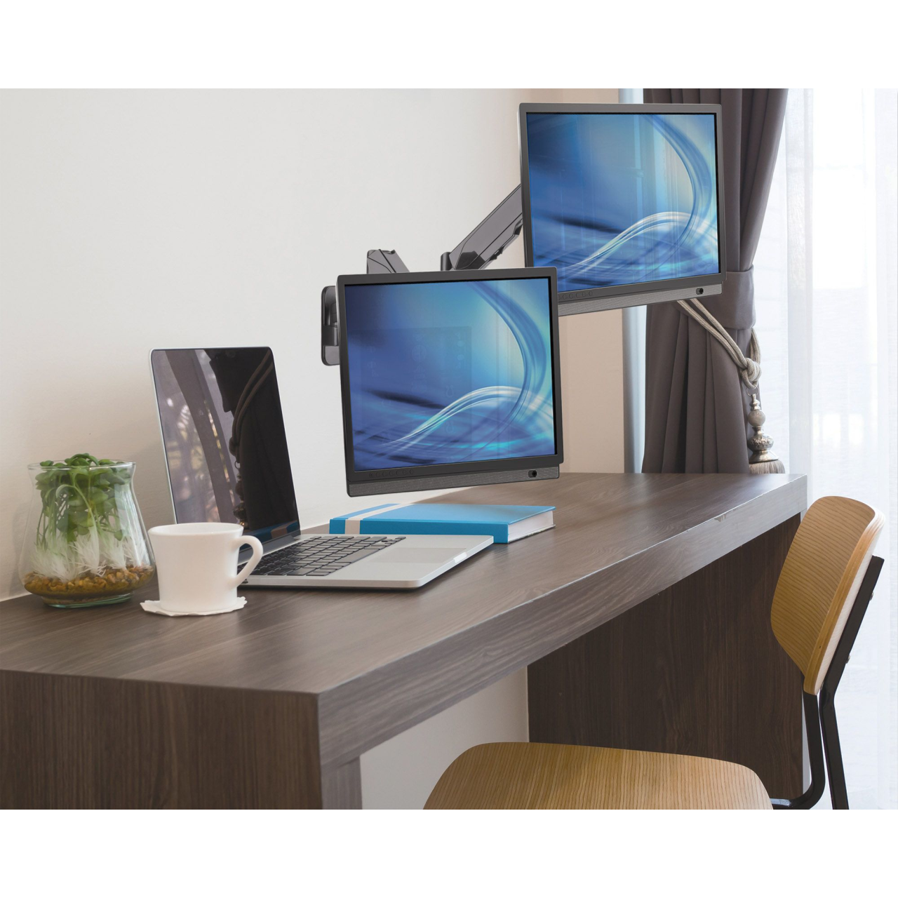 Soporte Universal para Dos Monitores MANHATTAN 461627