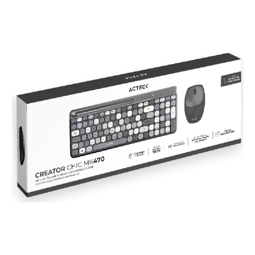 Kit de teclado y mouse ACTECK MK470