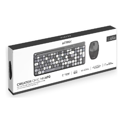 Kit de teclado y mouse ACTECK MK470