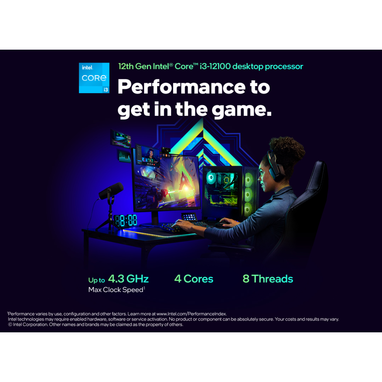 INTEL i3-12100