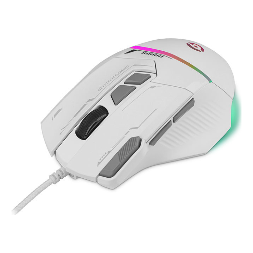 Mouse GETTTECH GPM-RGBWR-G1-WH