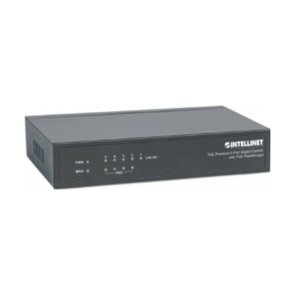 Switch INTELLINET 5 puertos Gigabit alimentado por PoE