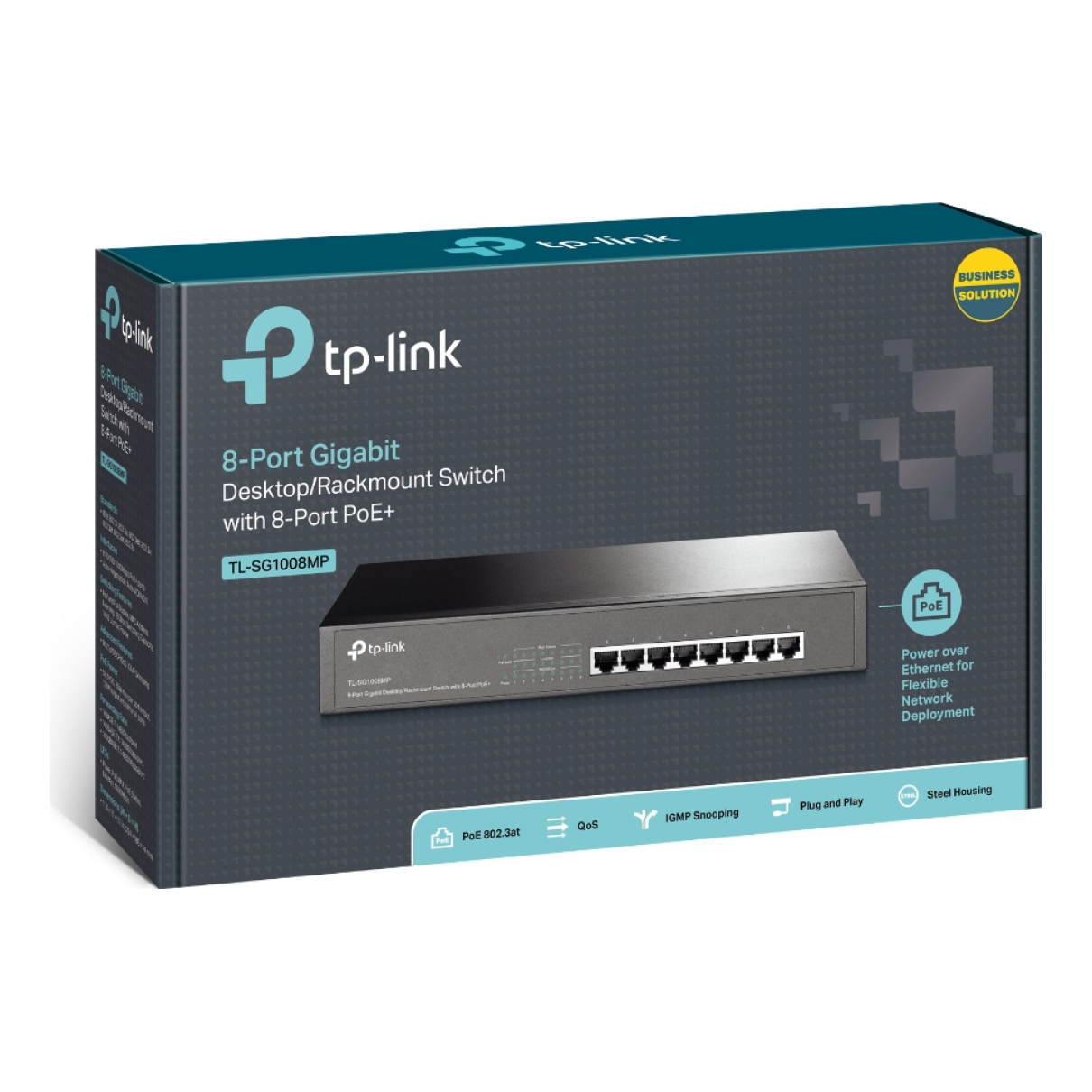 SWITCH POE ADMINISTRABLE TP-LINK TL-SG1008MP