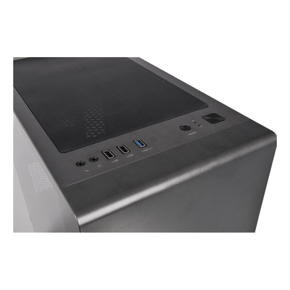 Gabinete Gaming Thermaltake S100 TG Micro-ATX/Mini-ITX con Vidrio Templado, 1 Ventilador, Negro (CA-1Q9-00S1WN-00)