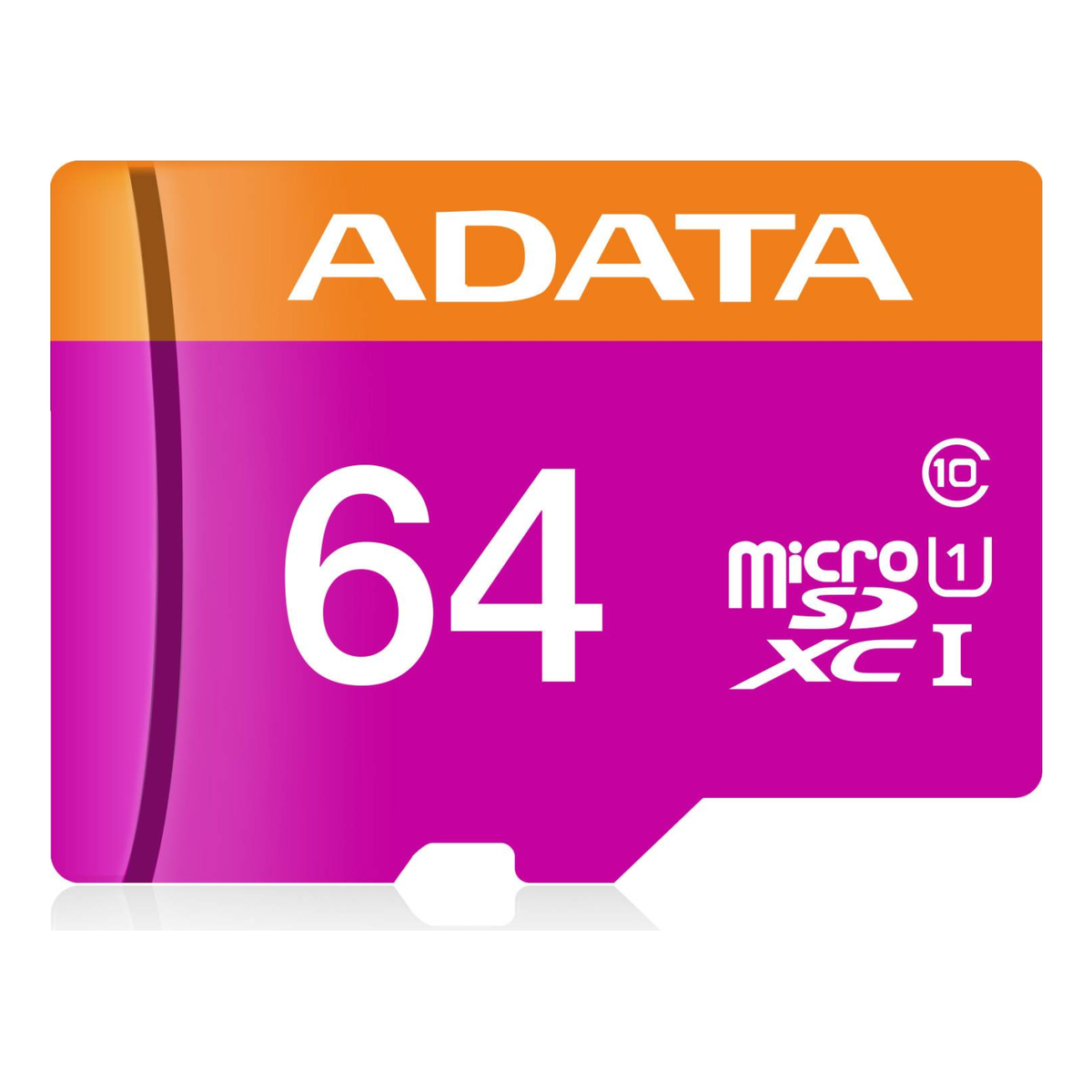 Tarjeta de Memoria microSDXC ADATA 64 GB UHS-I U1 lectura 30 MB/s escritura 10 MB/s (AUSDX64GUICL10-RA1)