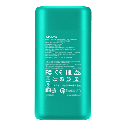 Power bank ADATA P10000QCD