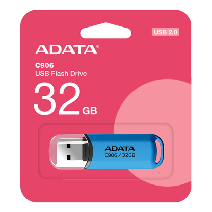 Memoria USB ADATA C906 32 GB Azul (AC906-32G-RWB)