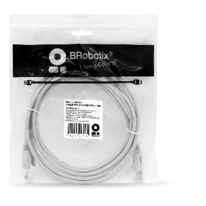 Cable de Red CAT 5E 1m BROBOTIX 497134