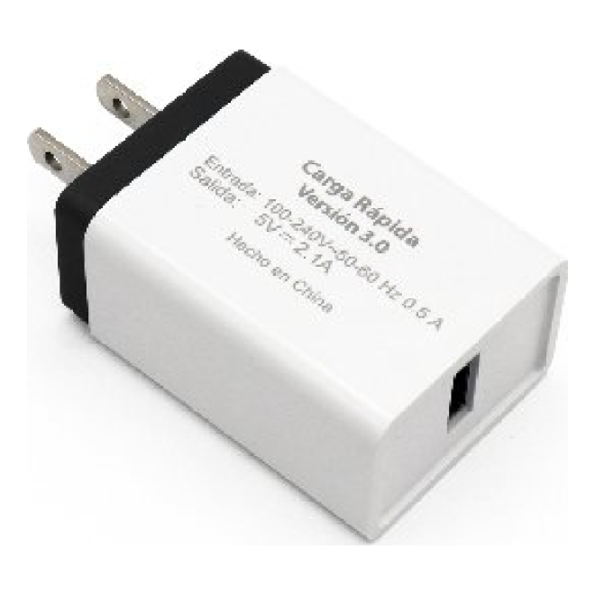 CARGADOR BROBOTIX USB C/CABLE TIPO C CARGA RÁPIDA 963325