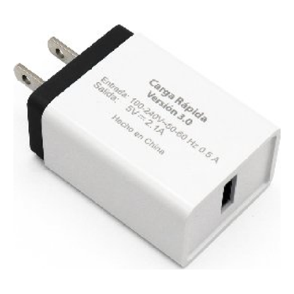 CARGADOR BROBOTIX USB C/CABLE TIPO C CARGA RÁPIDA 963325