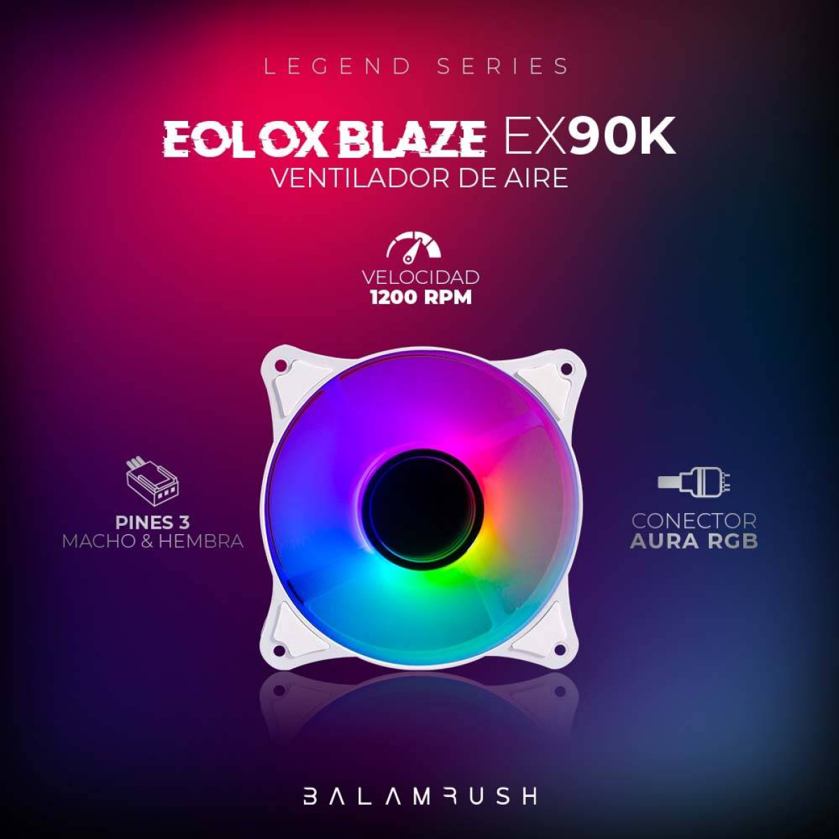 Ventilador Balam Rush EX90W