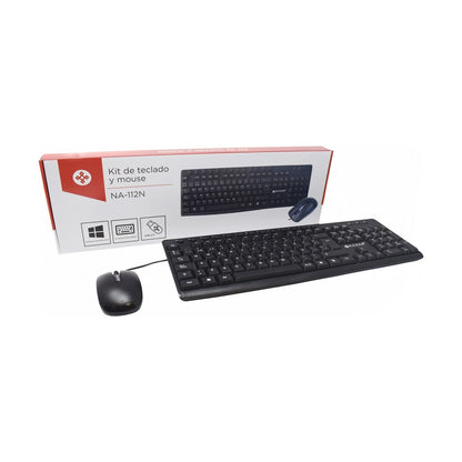 Kit de Teclado y Mouse Naceb Technology -