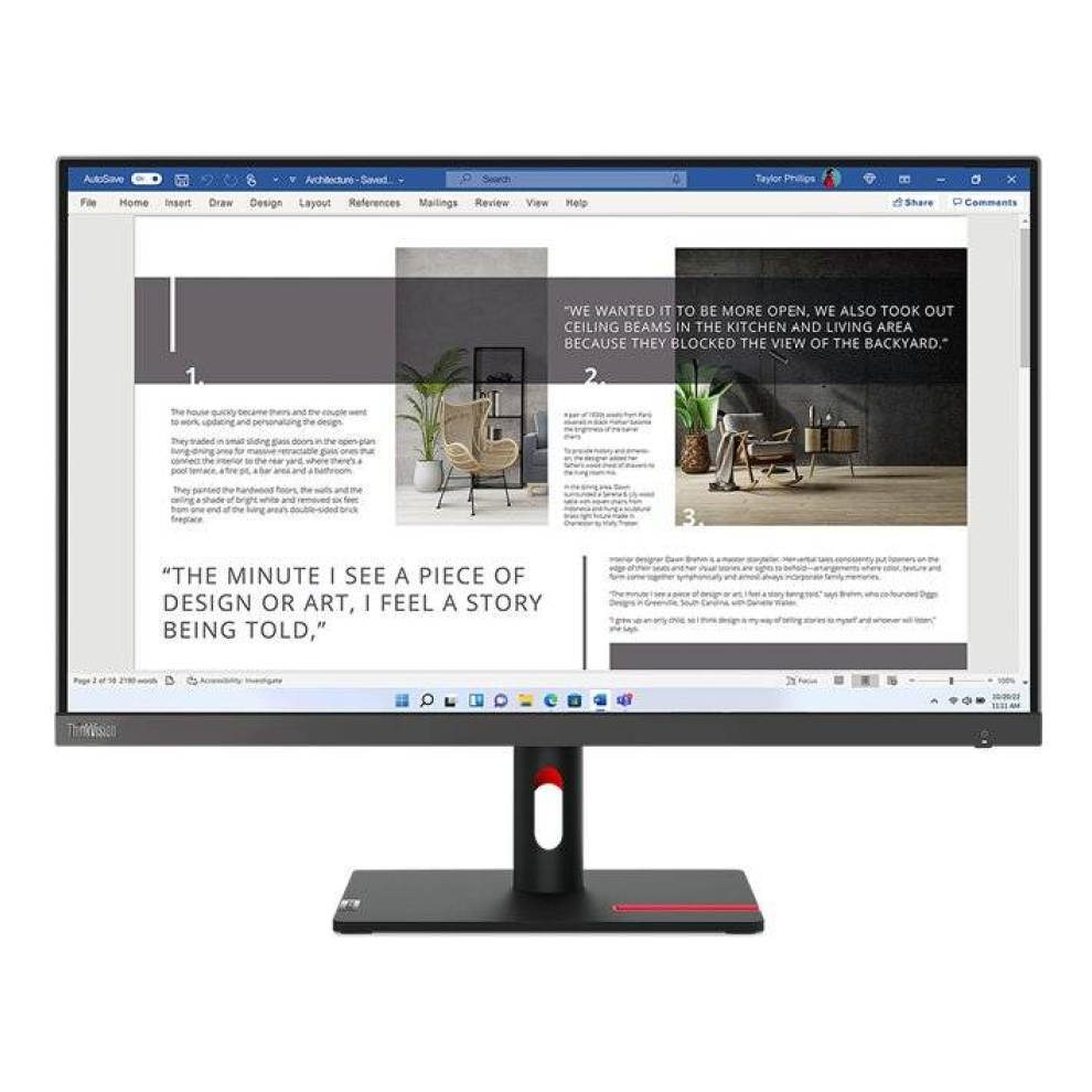 Monitores LENOVO 63DFKAR4LA