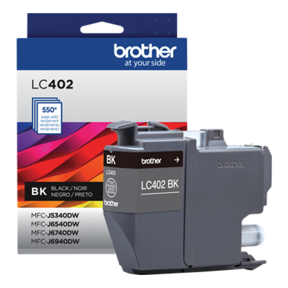 Cartuchos BROTHER  LC402BK