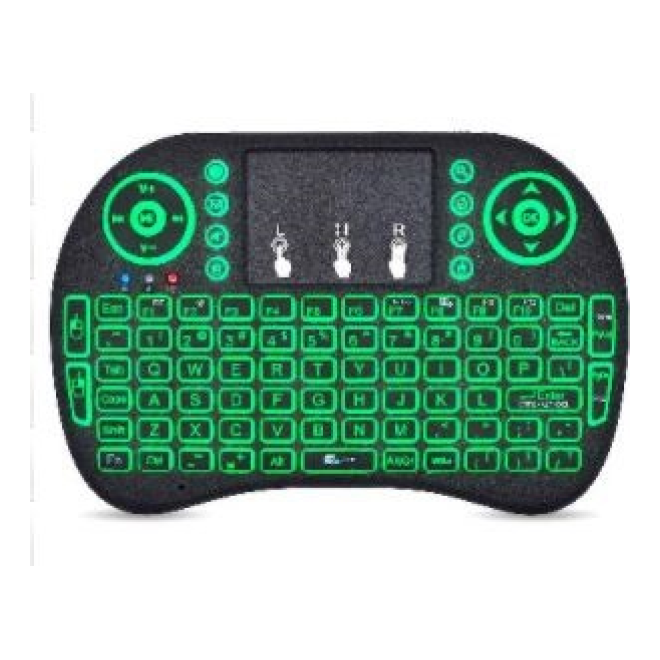 Teclado Mini Inalámbrico, Recargable, Ilumina BROBOTIX 963814