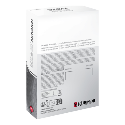 SSD Externo Kingston Technology SXS1000R 2 TB hasta 1050 MB/s (SXS1000R/2000G)