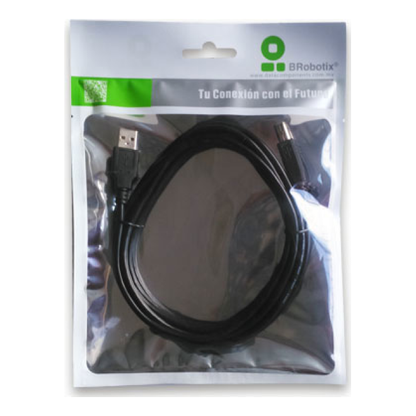 CABLE USB BROBOTIX V3.0 A-B 1.8MTS