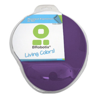 MousePad BROBOTIX MOUSEPAD TIPO GEL MORADO B-ROBOTIX