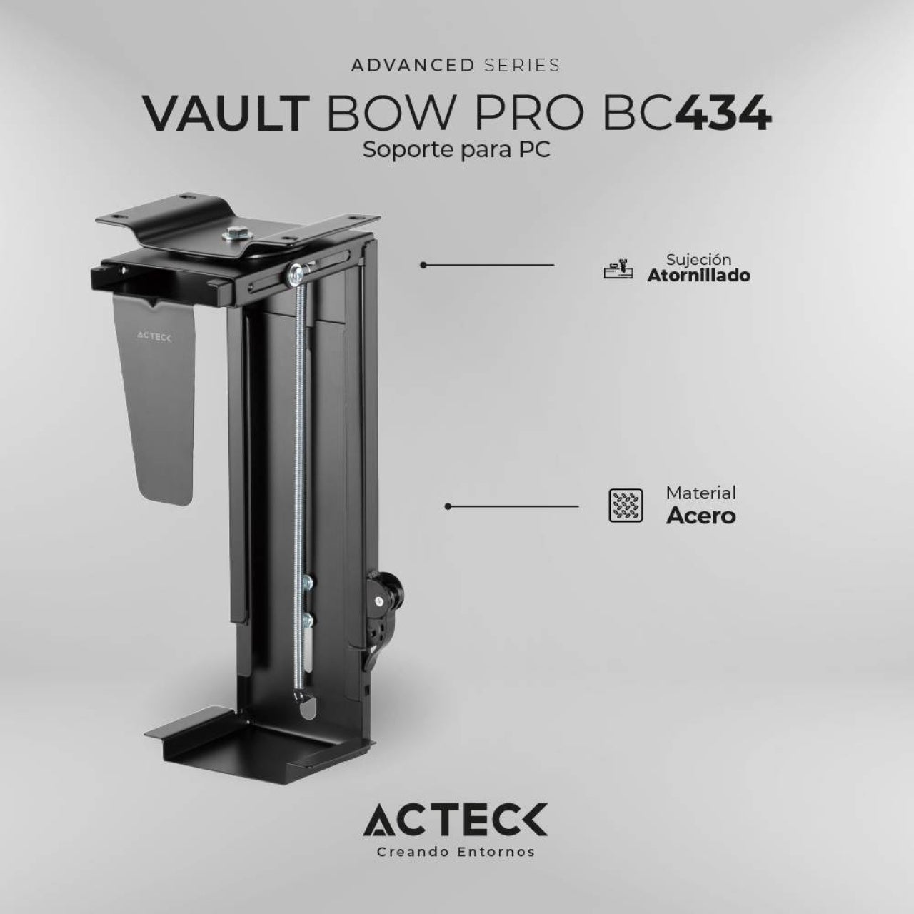 Soporte para gabinete ACTECK BC434