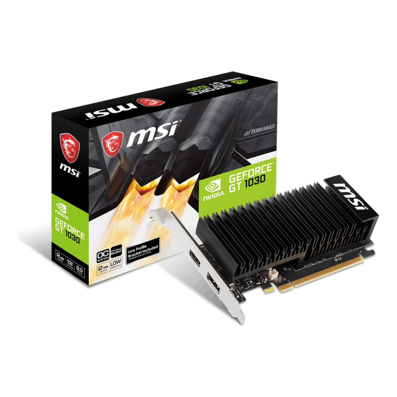 Tarjeta de Video MSI GT 1030 SGD4 LP OC, 2 GB GDDR4