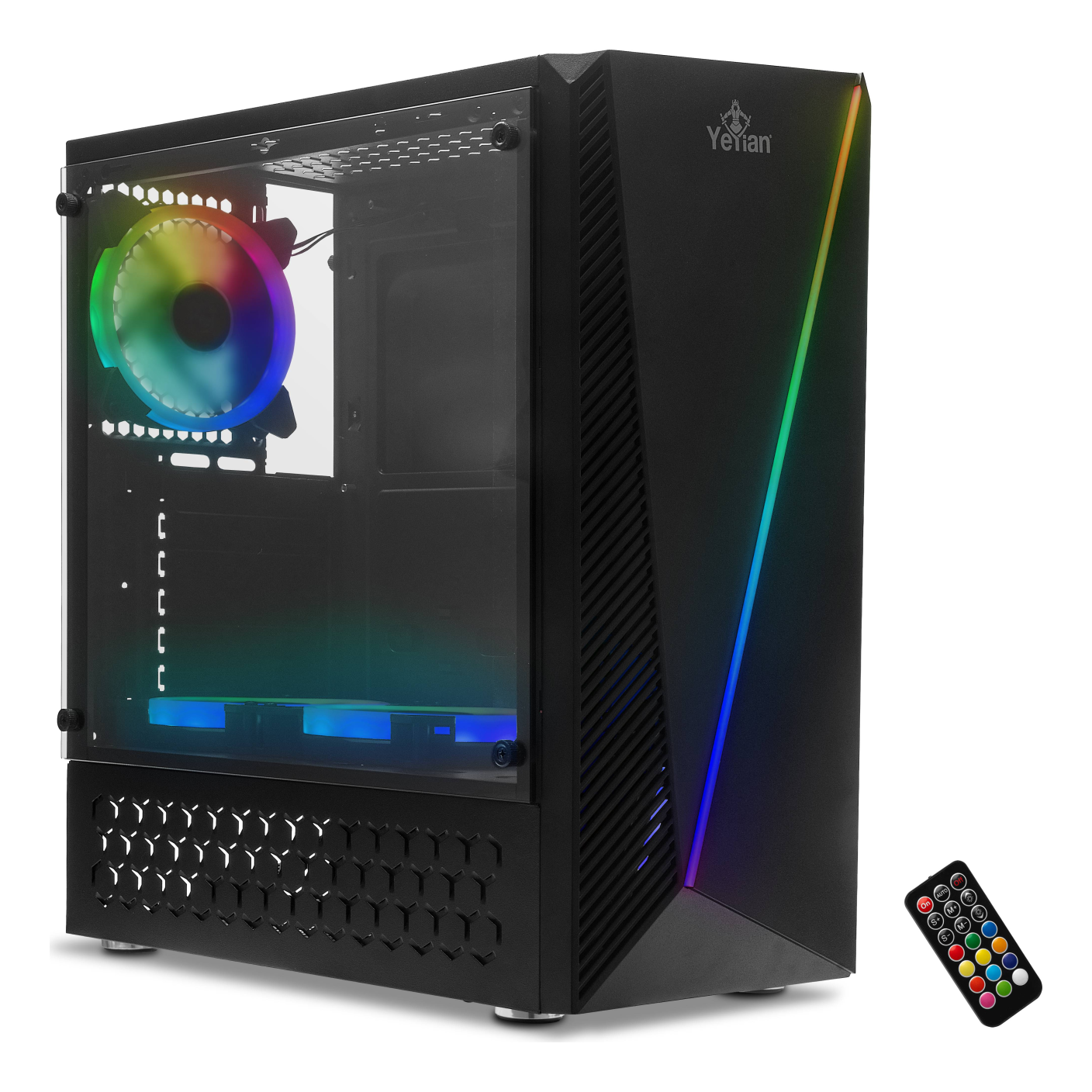 Gabinete Gaming Yeyian YCH-LAR01BK