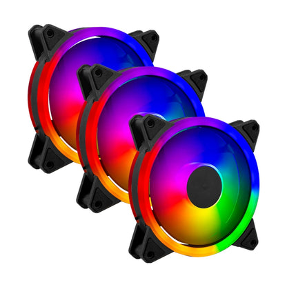 Kit de 3 Ventiladores Balam Rush Eolox Blaze EX30K de 120 mm, 1200 RPM, 31.3 CFM (BR-938006)
