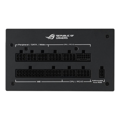 Fuente de Poder Gaming ASUS ROG Strix 1000G Aura Edition 1000 W 80 PLUS Gold Totalmente Modular ATX 3.0 (ROG-STRIX-1000G-AURA-GAMING)
