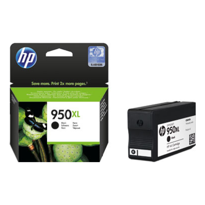 Cartucho de Tinta HP Original 950XL Negro – Para OfficeJet Pro 251dw, OfficeJet Pro 276dw, OfficeJet Pro 8100 (CN045AL)