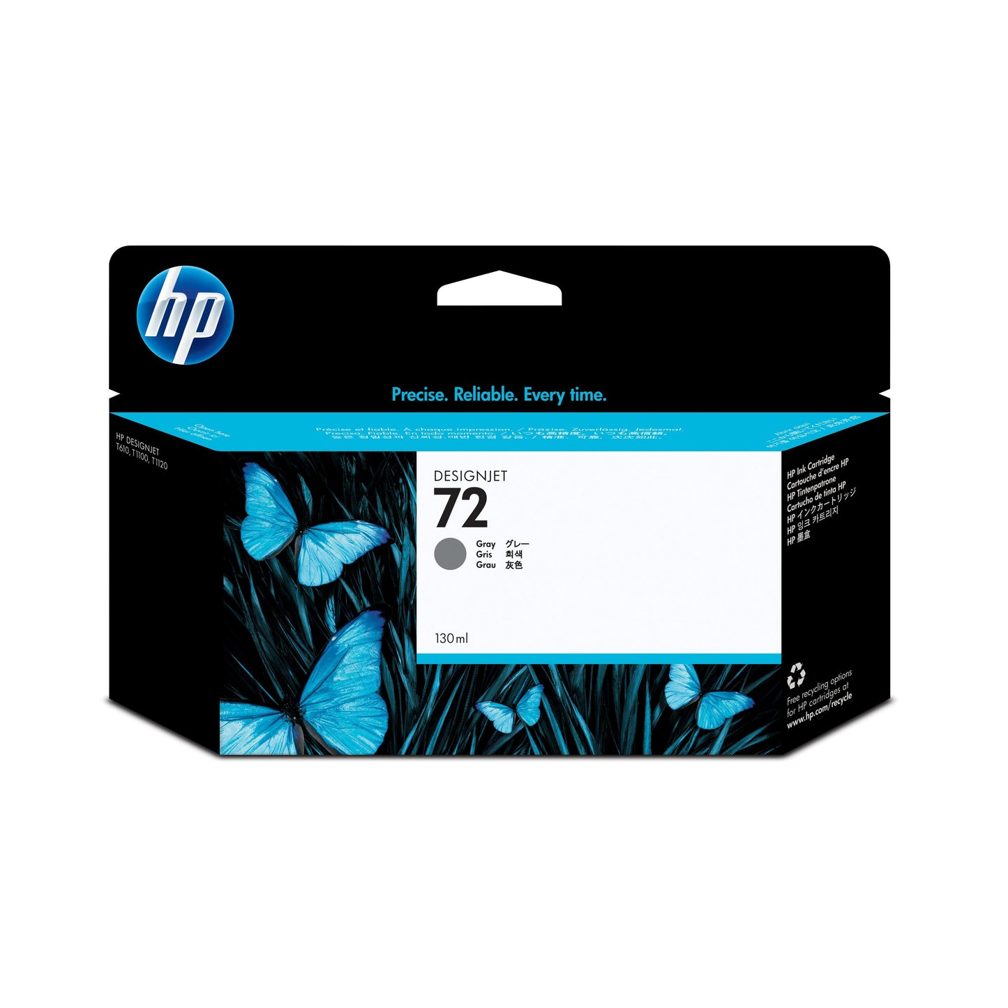 Cartucho de Tinta HP Original 72 Gris – Para T610, T620, T770 (C9374A)