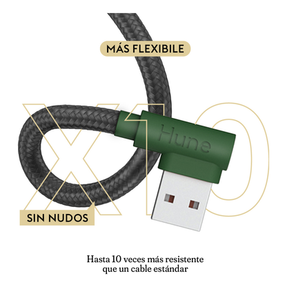 Cables Braided USB - USB Micro Hune Hiedra