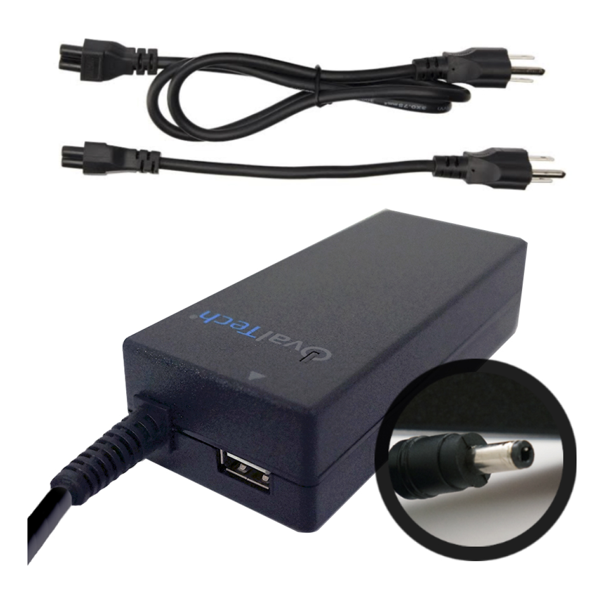 Adaptador para Computadora Portatil  OVALTECH 19V/4.74AH + USB