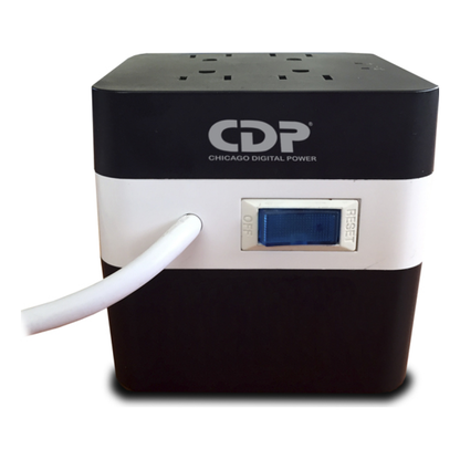 Regulador CDP RU-AVR604 de 600 VA, Negro
