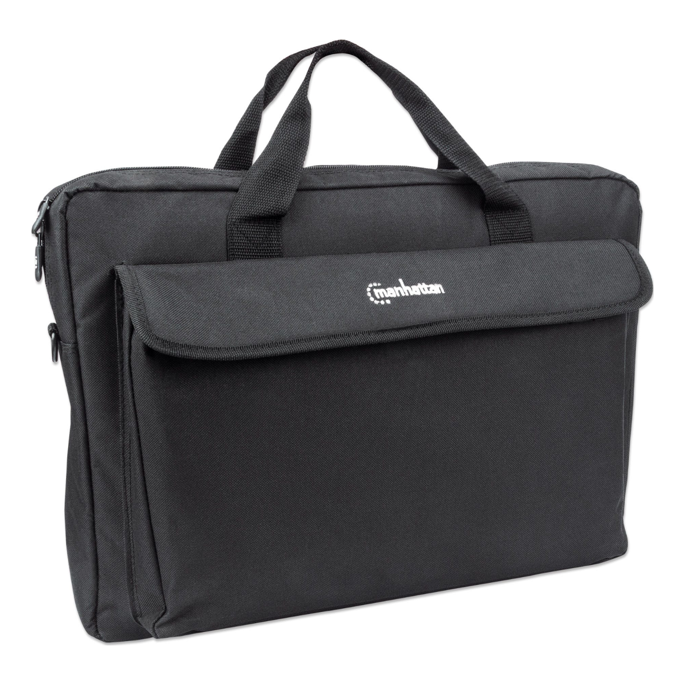 Maletín para Laptop MANHATTAN 439909 para 17.3 pulgadas PVC, Poliéster, Polietileno Negro