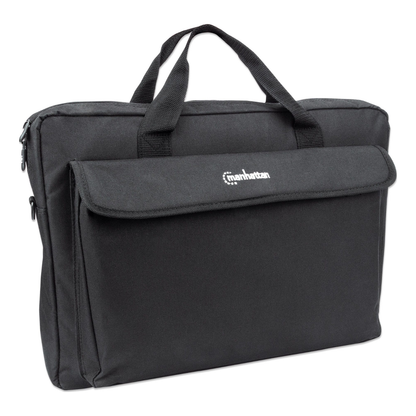 Maletín para Laptop MANHATTAN 439909 para 17.3 pulgadas PVC, Poliéster, Polietileno Negro