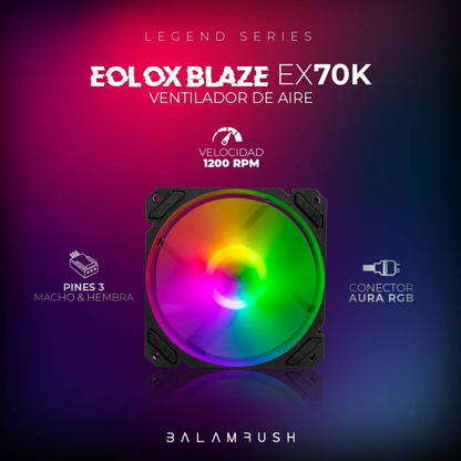 Ventiladores Balam Rush EX70K