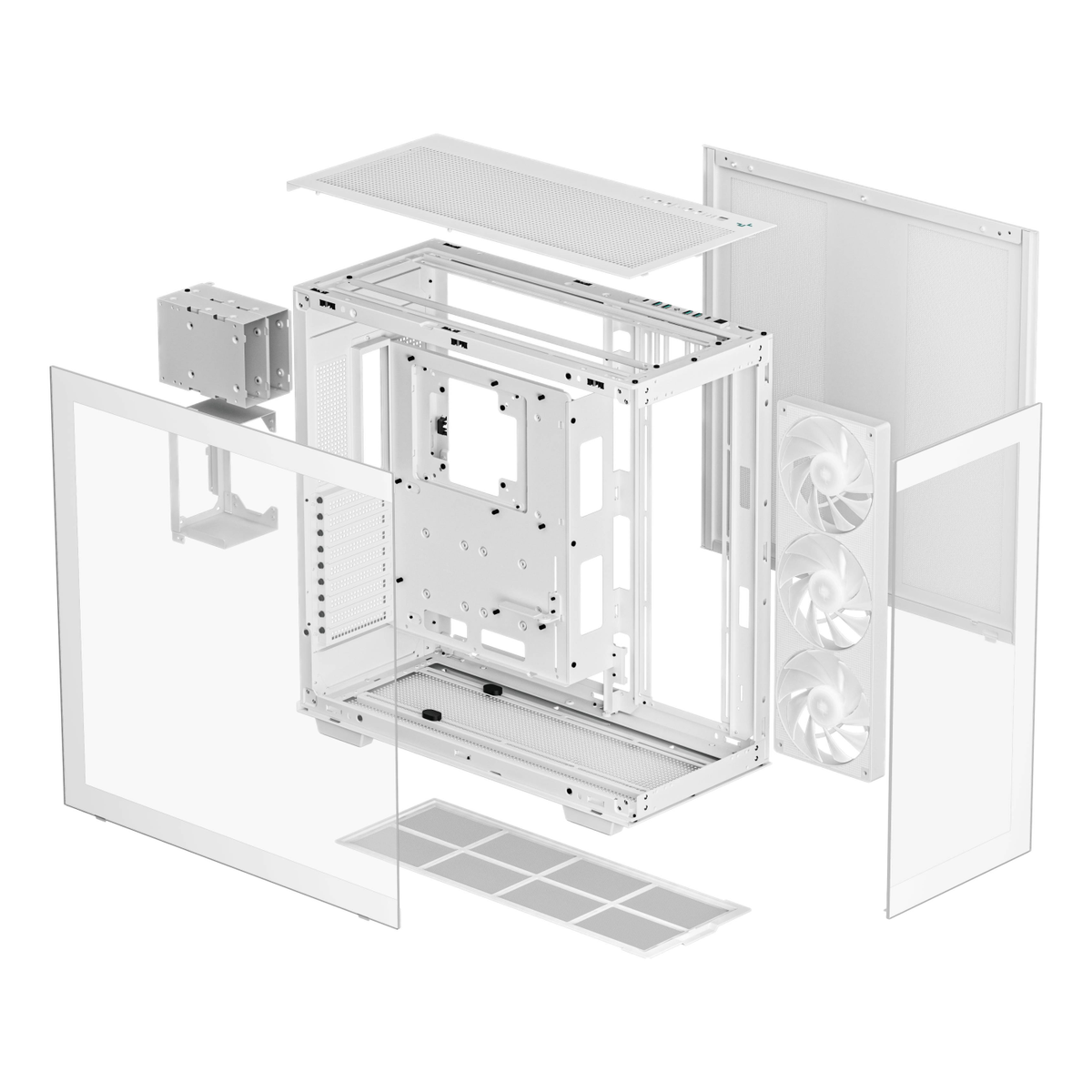 Gabinete Gaming DeepCool CH780 Blanco (R-CH780-WH)
