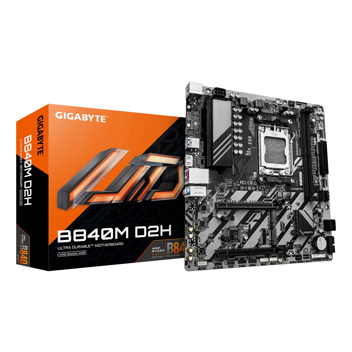 Motherboard Gigabyte B840M D2H Socket AM5 Micro-ATX DDR5
