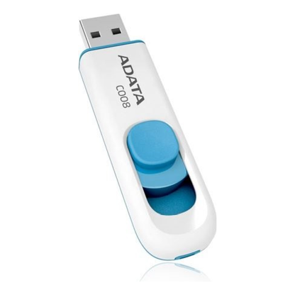 Memoria USB ADATA C008 32 GB USB 2.0 Blanco (AC008-32G-RWE)