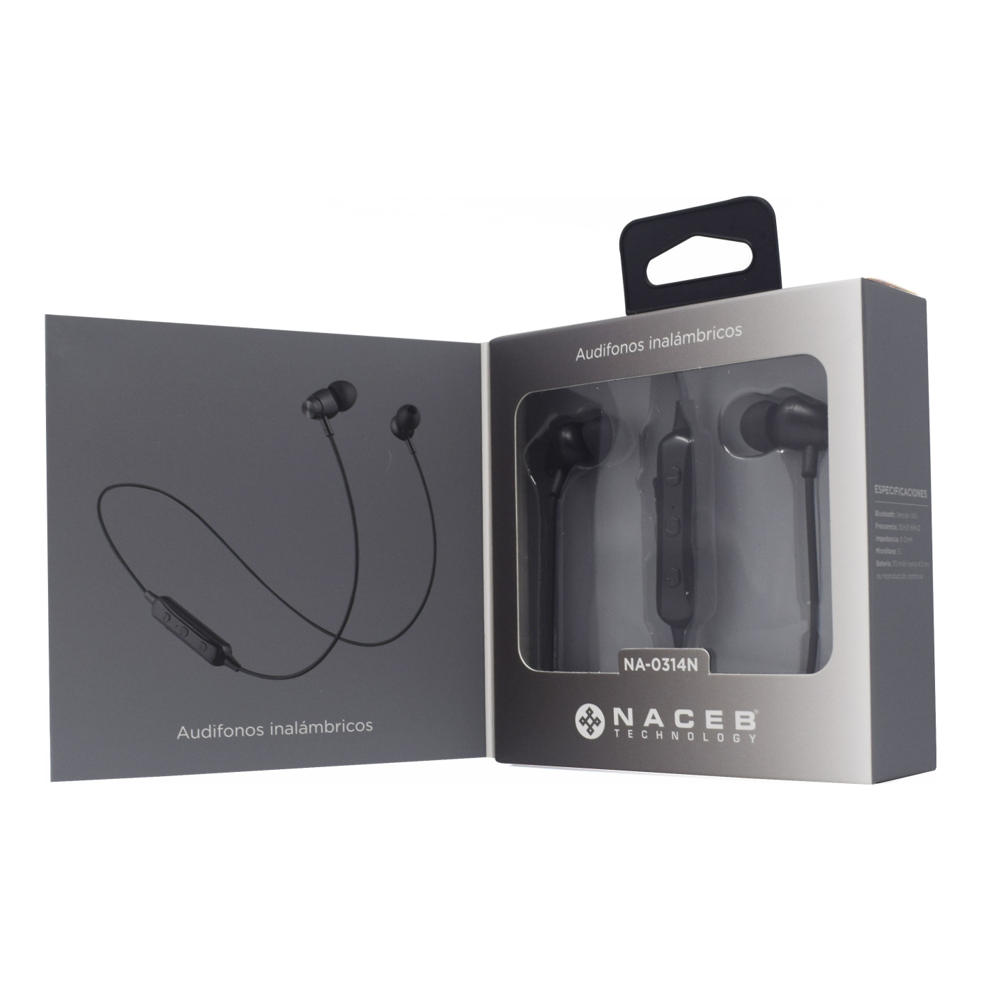 Audífono Bluetooth Naceb Technology NA-0314N