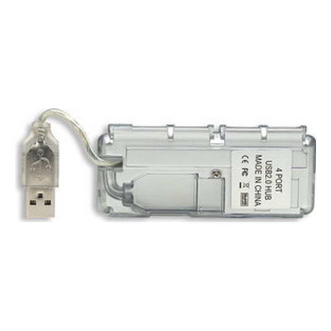 Hub USB MANHATTAN Hub de Bolsillo USB de Alta Velocidad 2.0 (160599)