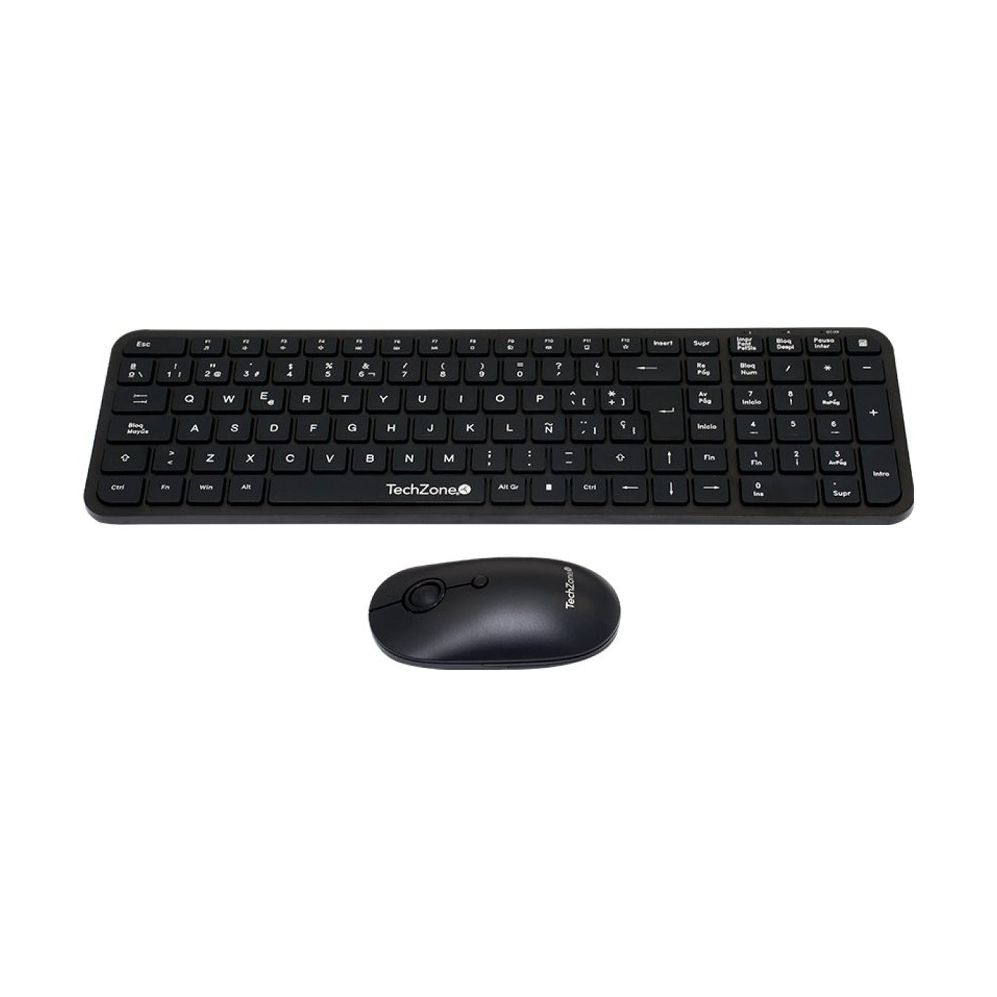 Kit Teclado y Mouse Inalámbrico TECHZONE TZCOMBINA05