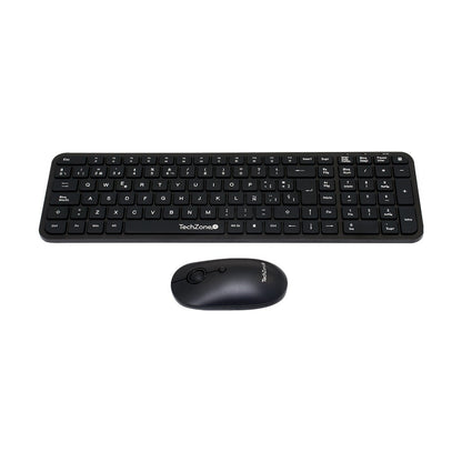 Kit Teclado y Mouse Inalámbrico TECHZONE TZCOMBINA05