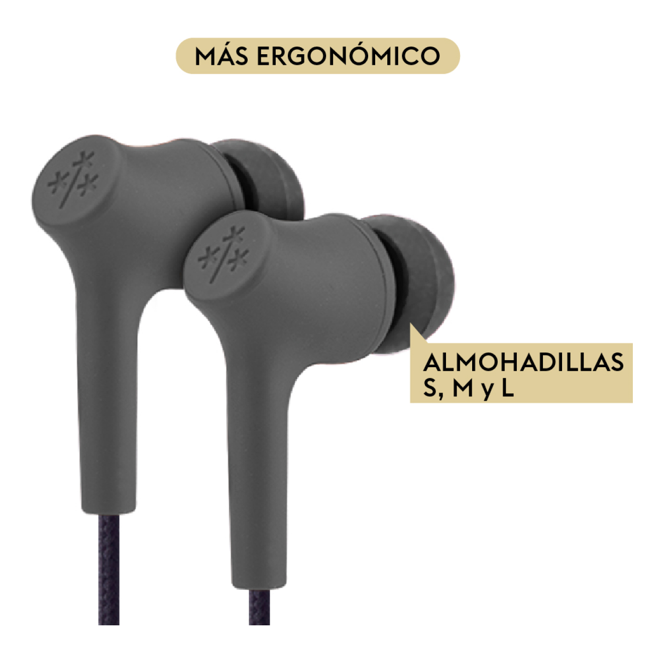 Auricular Braided con Micrófono Hune Haya