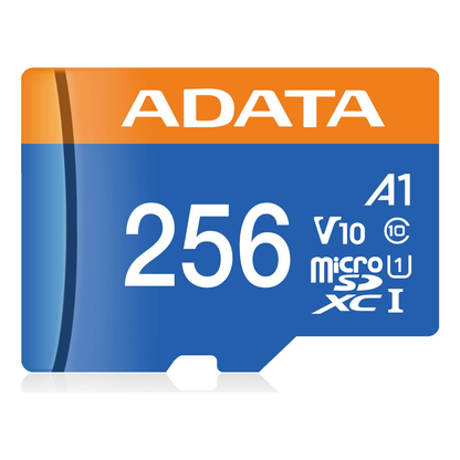 Tarjeta de Memoria microSDXC ADATA Premier 256 GB V10 A1 Clase 10 lectura 100 MB/s escritura 25 MB/s (AUSDX256GUICL10A1-RA1)