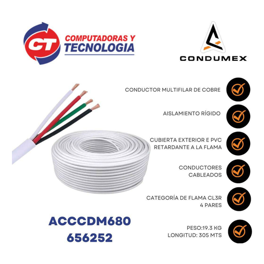 Cable de Alarma CONDUMEX 656252
