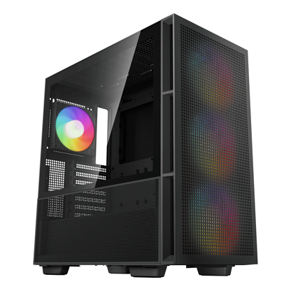 Gabinete Gaming DeepCool CH560 E-ATX/Micro-ATX/Mini-ITX 4 Ventiladores Negro (R-CH560-BKAPE4-G-1)