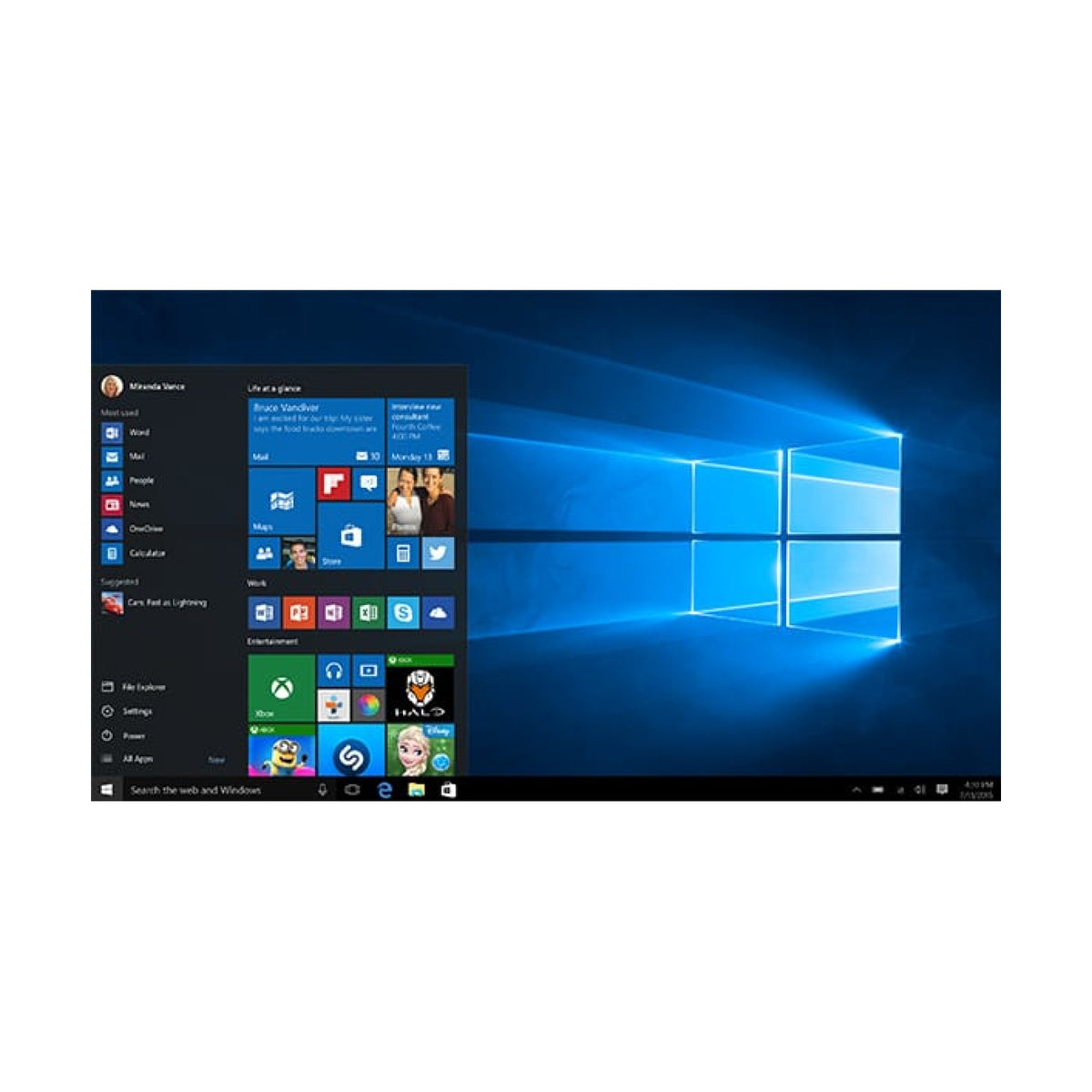 Licencia Microsoft Windows 10 Pro de 64 Bits Get Genuine Kit (4YR-00229)