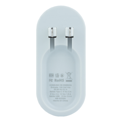 Cargador  Mobifree Cargador de pared 3 puertos USB